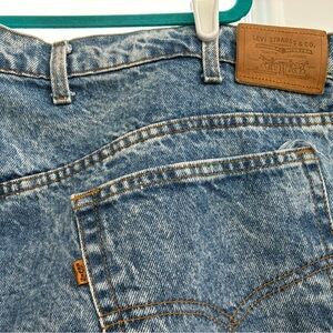 Retro Levi Strauss acid wash jeans